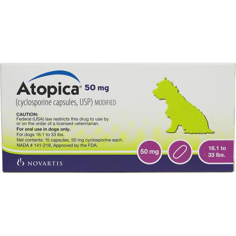 Atopica 50 mg, 15 Capsules 