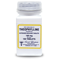 Theophylline Extended-Release 100 mg, 100 Tablets