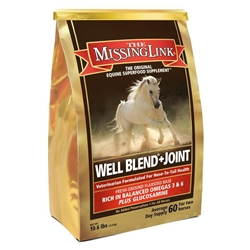 The Missing Link Well Blend + Joint Supplement Powder for Horses, 10.6 lbs