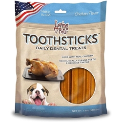 Toothsticks Dental Sticks Dog Treats for Toy/Small Dogs Chicken, 13 oz