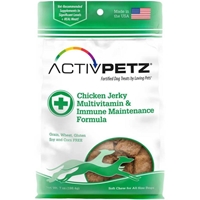 Activpetz Chicken Jerky Multivitamin & Immune Maintenance Formula Dog Treats, 7 oz