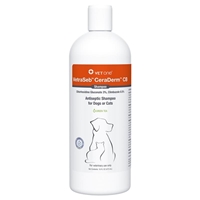 VetraSeb CeraDerm CB Antiseptic Shampoo for Dogs and Cats, 16 oz