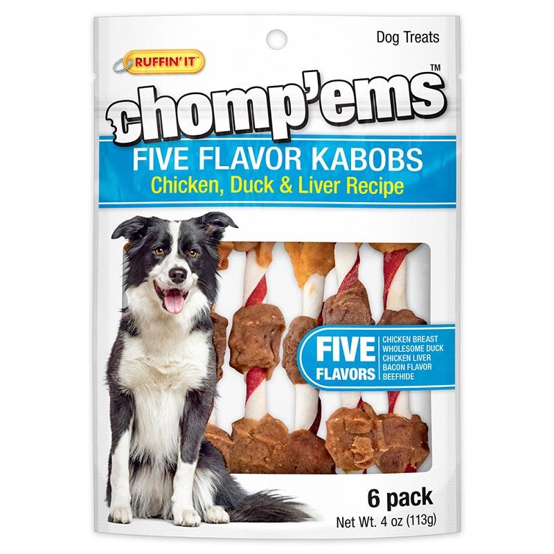 Chomp'ems Five Flavor kabobs, 6 pack