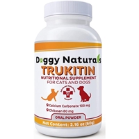 Doggy Naturals Trukitin Chitosin Based Phosphate Binder for Cats & Dogs 60g powder, 2.16 oz