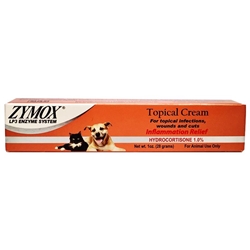 Zymox Topical Cream with Hydrocortisone 1.0%, 1 oz