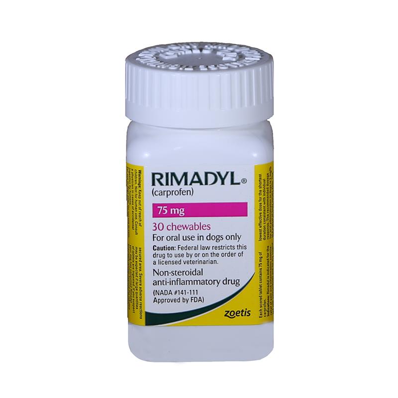 Rimadyl (Carprofen) 75mg, 30 Chewable Tablets
