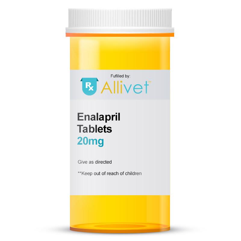 Enalapril 20 mg, 100 Tablets