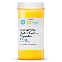 Clindamycin hydrocloride 75mg, 1 Capsule 