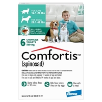 Comfortis for Dogs 20-40 lbs, Green, 6 Pack