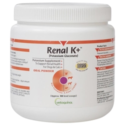 Renal K+ (Potassium Gluconate) Powder, 100 gm (3 Pack)