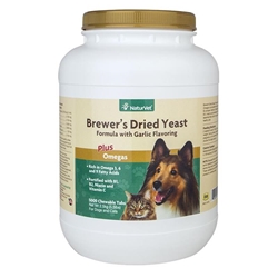 NaturVet Brewers Dried Yeast Formula plus Omegas, 5000 Chew Tabs