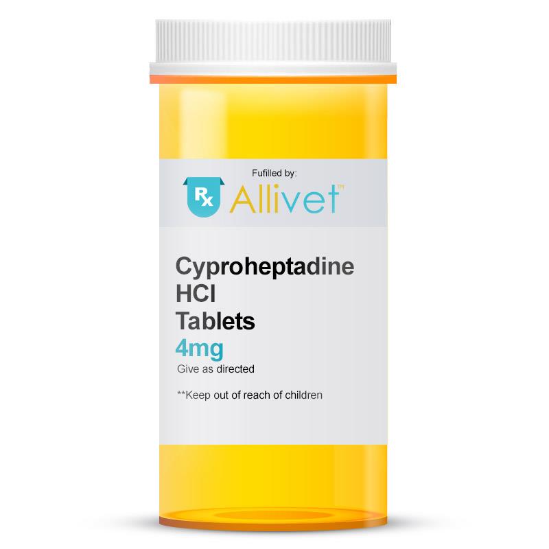 Cyproheptadine 4 mg, 500 Tablets