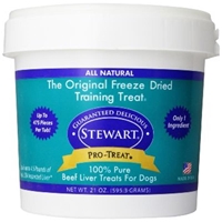 Stewart Freeze Dried Beef Liver Treats for Dogs, 21 oz