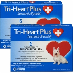 Tri-Heart Plus Chewable Tablets 1-25 lbs 12 Month Blue