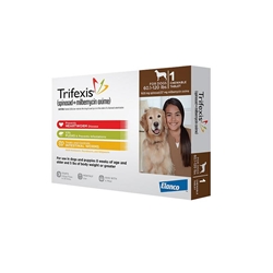 Trifexis for Dogs 60.1-120 lbs, 1 Month Supply Brown