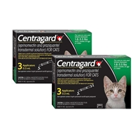 Centragard for Cats 6 Month Supply 1.8-5.5 lbs Green