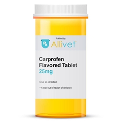 Carprofen 25mg Flavored Tablet (Generic)