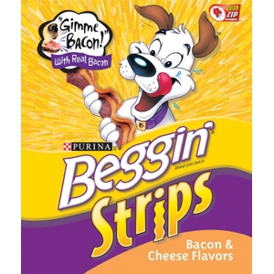 Beggin' Strips Bacon & Cheese Flavor, 40 oz - 4 Pack