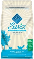 Blue Buffalo Dry Cat Food Basics, Fish & Potato, 5 lbs