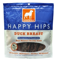 Dogswell Happy Hips Dog Treats, Duck Jerky, 15 oz