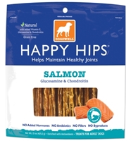 Dogswell Happy Hips Dog Treats, Salmon Jerky, 15 oz
