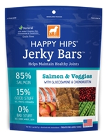 Dogswell Happy Hips Jerky Bars, Salmon & Veggies, 5 oz