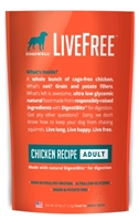 Dogswell LiveFree Grain-Free Dry Dog Food, Adult Chicken Recipe, 25 lbs