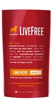 Dogswell LiveFree Grain-Free Dry Dog Food, Adult Lamb Recipe, 4 lbs