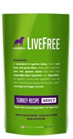 Dogswell LiveFree Grain-Free Dry Dog Food, Adult Turkey Recipe, 4 lbs