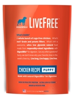 Dogswell LiveFree Grain-Free Dry Dog Food, Puppy Chicken Recipe, 12 lbs