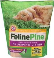 Feline Pine Clumping Cat Litter, 8 lbs - 3 Pack