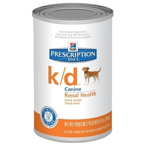 Hill's Prescription Diet k/d Canine Renal Health Canned Food, 12 x 13 oz