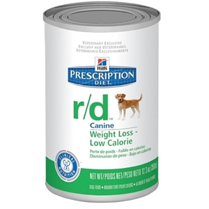 Hill's Prescription Diet r/d Canine Weight Loss-Low Calorie Canned Food, 12 x 12.3 oz