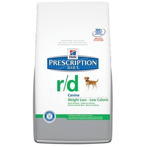 Hill's Prescription Diet r/d Canine Weight Loss-Low Calorie Dry Food, 27.5 lbs
