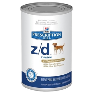 Hill's Prescription Diet z/d Canine ULTRA Allergen Free Canned Food, 12 x 13 oz