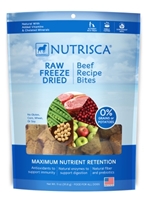 Nutrisca Raw Freeze Dried Dinner Bites, Beef, 11 oz