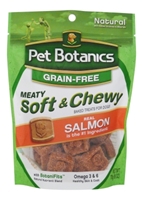 Pet Botanics Grain-Free Meaty, Soft & Chewy Dog Treats, Salmon, 6 oz