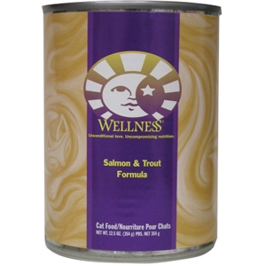 Wellness Complete Health Cat Food Salmon & Trout, 12.5 oz - 12 Pack