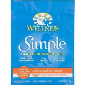 Wellness Simple Food Solutions Duck & Oatmeal Dog Food, 26 lb