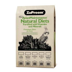 ZuPreem Avian Maintenance Natural Diets for Large Parrots, 20 lb