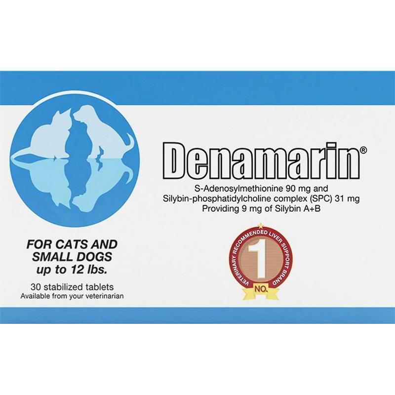 Denamarin for Dogs and Cats up to 12 lbs, 30 Tablets (Blue)