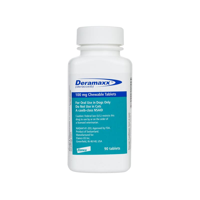 Deramaxx 100 mg, 90 Chewable Tablets