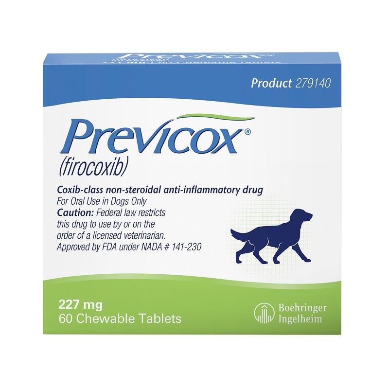 Previcox 227 mg, 60 chewable tablets (Firocoxib)