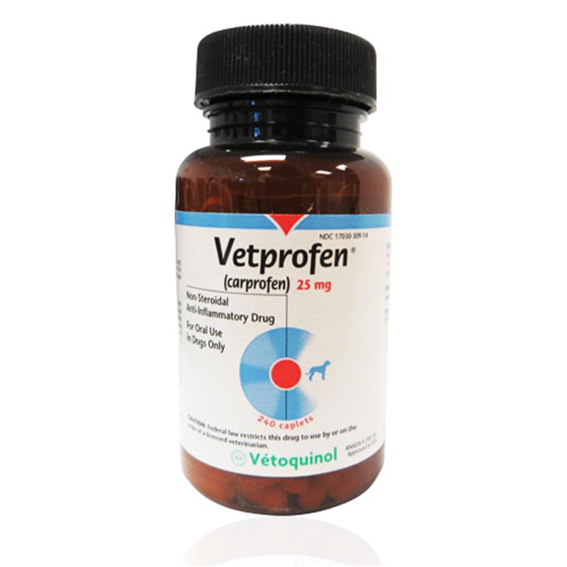 Vetprofen 25 mg, 60 Caplets (Carprofen)