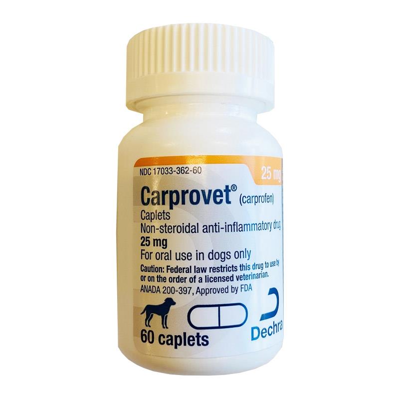 Carprofen 25 mg, 60 Caplets