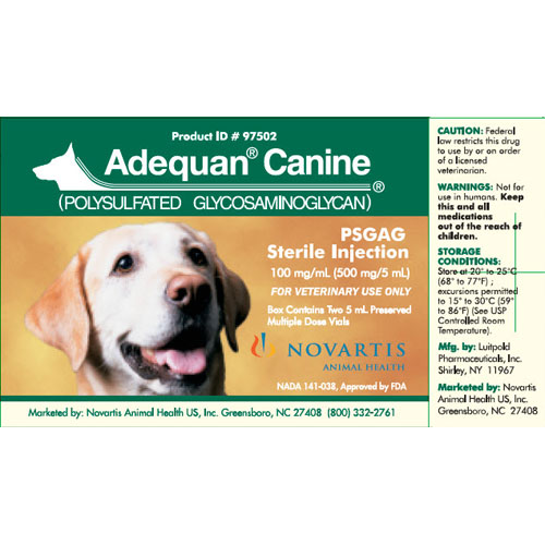Adequan Canine 5 mL Vial Box of 2 Vials