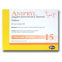Anipryl (selegiline) 15 mg, 30 Tablets
