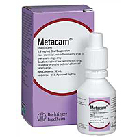 Metacam (meloxicam) Oral Suspension, 1.5 mg/mL, 10 mL | VetDepot.com