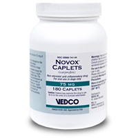 Novox 75 mg, 180 Caplets (Carprofen)