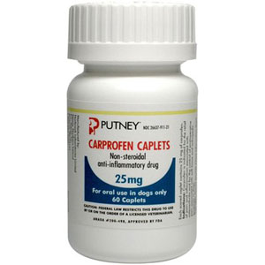 Carprofen 25 mg, 60 Caplets